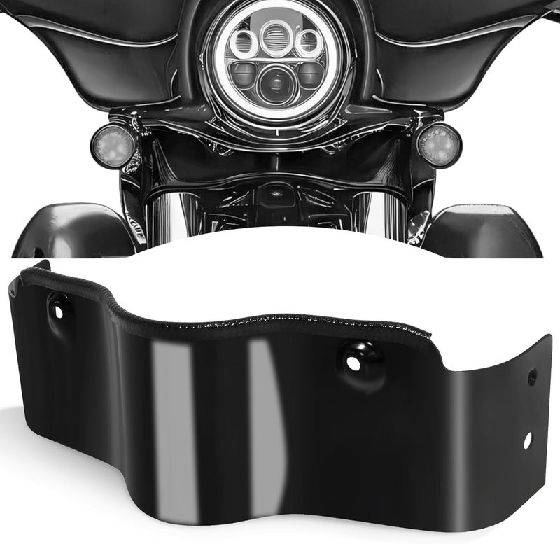 VPZMT Black Batwing Outer Fairing Lower Trim Skirt for Harley Davidson Touring 1996-2013 Electra Glide FLHT, 2006-2013 Street Glide FLHX Models (Replaces OEM PART# 58208-96A) - Image 1